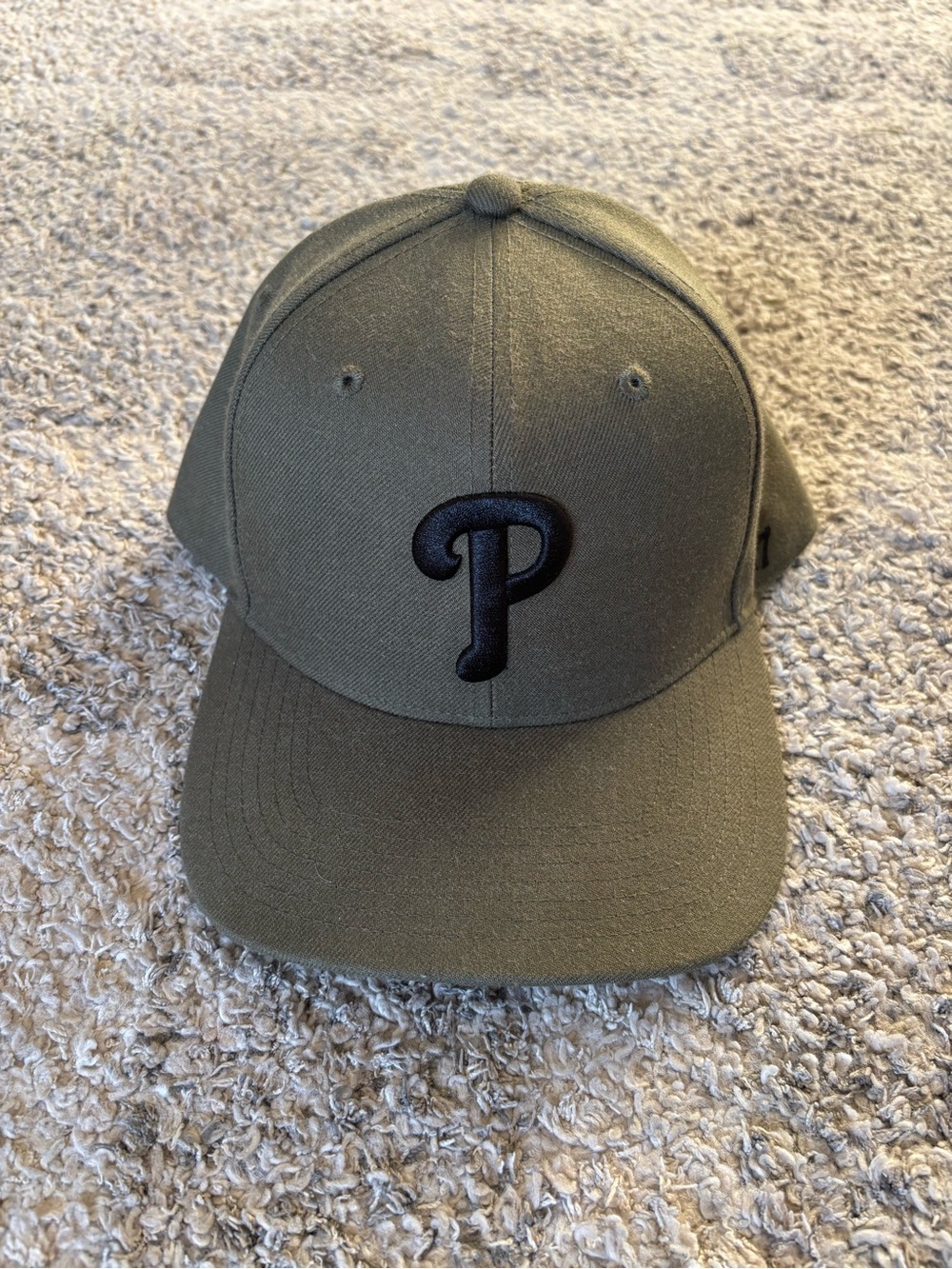 Phillies army green/ camo new era SnapBack hat